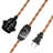 Pendant Light Cord Kit Hemp Rope With Dimmer, Vintage Hanging Lighting Cord(Shade Not included)
