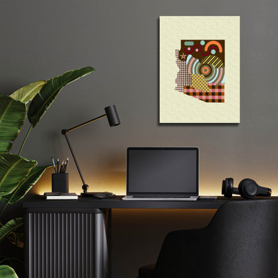 Epic Art 'Arizona State Map' By Lanre Adefioye, Ac " Arizona State Map " by Lanre Adefioyue