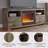 Dazya TV Stand Fireplace for TVs up to 60" Fireplace