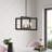 Deltoro 4 - Light Geometric Chandelier