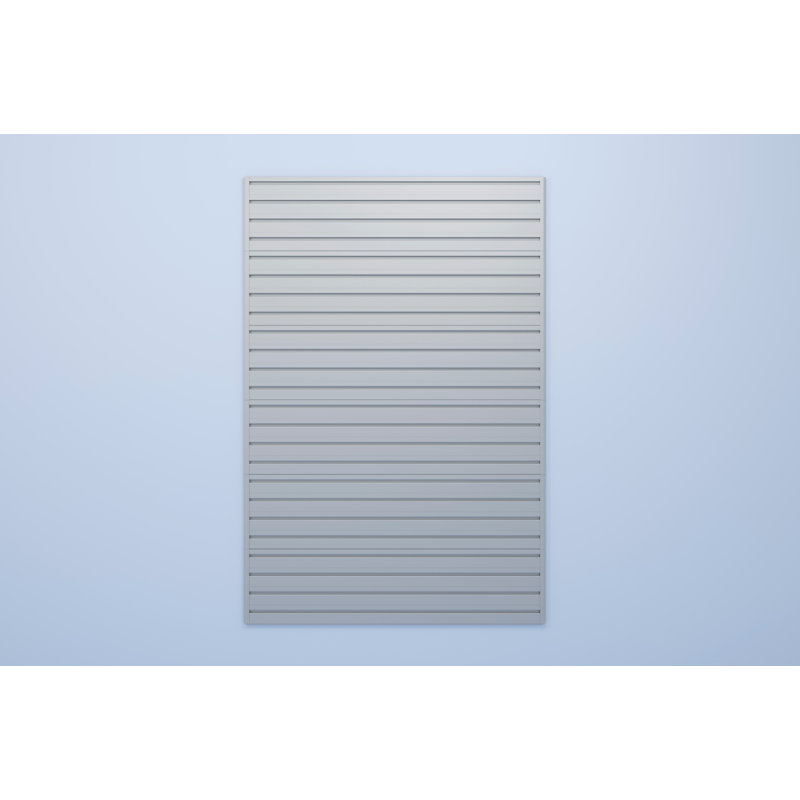 Starter 72"H x 48"W Slatwall, Silver