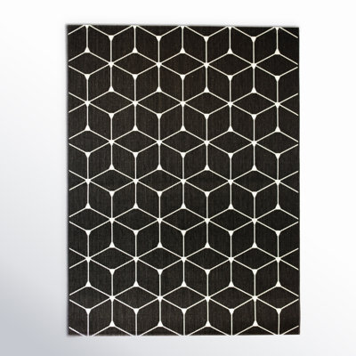 Abbi Black Indoor/Outdoor Rug