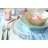 VIETRI Rufolo Glass Stainless Steel Serving Bowl