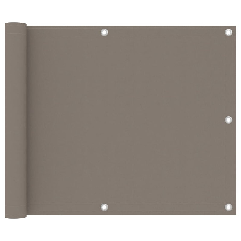 Aadriti Rectangular Shade Sail, Taupe, 75cm L x 500cm W