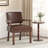 Naethan Upholstered PU Leather Arm Accent Chair for Living Room, Accent Armchair-108531236