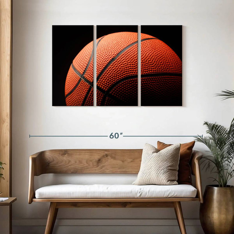 Ballon de basketball texturé Sireci, H 28 po x l 45 po