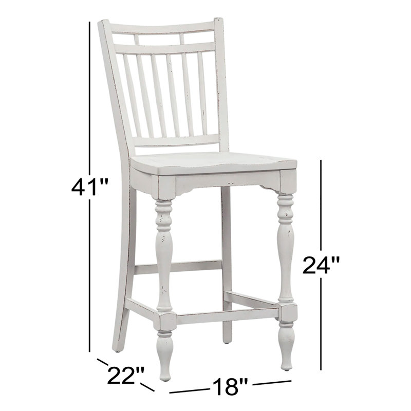 Colchester 25" Spindle Back Counter Chair
