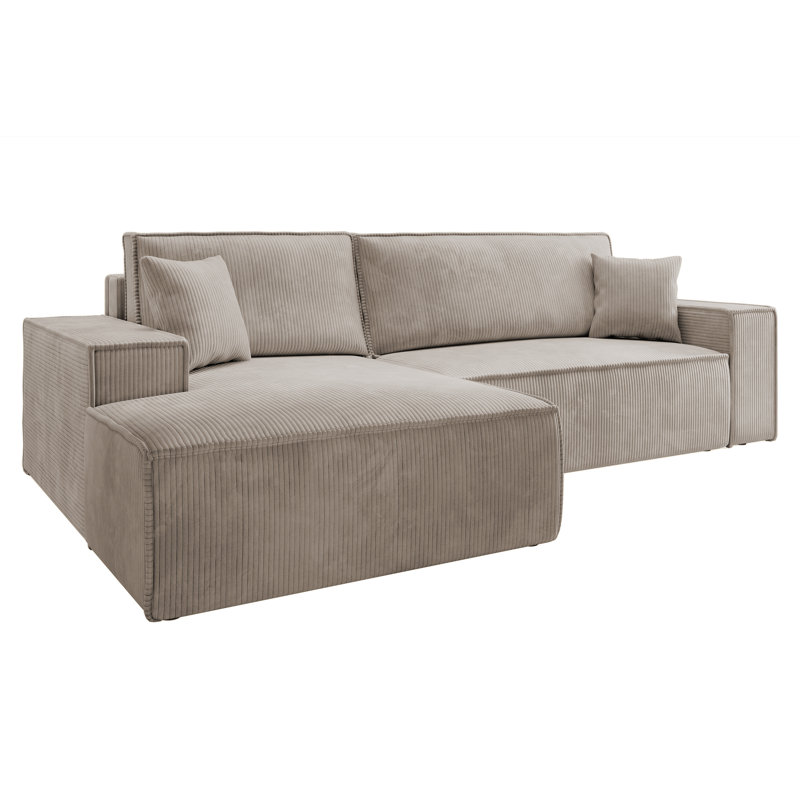Chadman Sofa & Chaise, Left Hand Facing, Beige