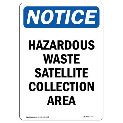 Hazardous Waste Satellite Collection Sign