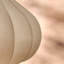 Teardrop Fabric Pendant Light - Natural-589599479