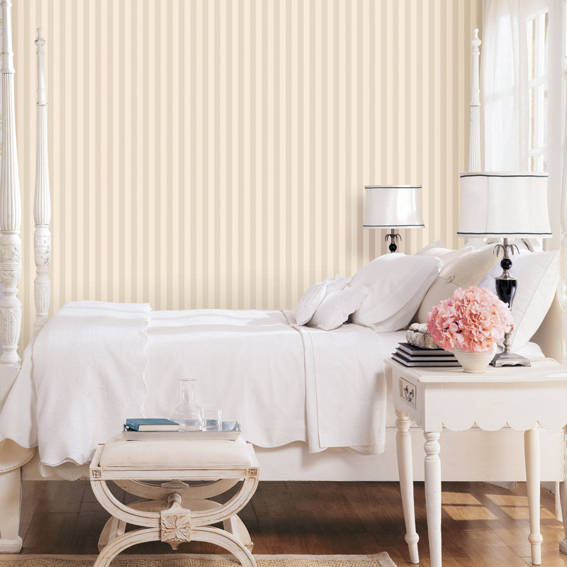 Diggs 10m x 52.8cm Matte Wallpaper Roll, Beige/Cream