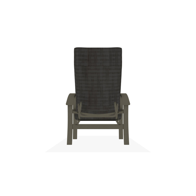 Belle Isle Outdoor Lounge Chair, Storm, Illusion Plaid Birch