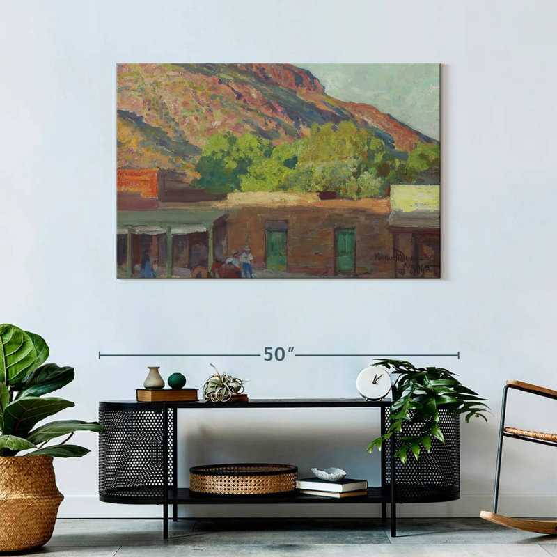 Lelar Adobe Town 1915, 30" H x 45" W
