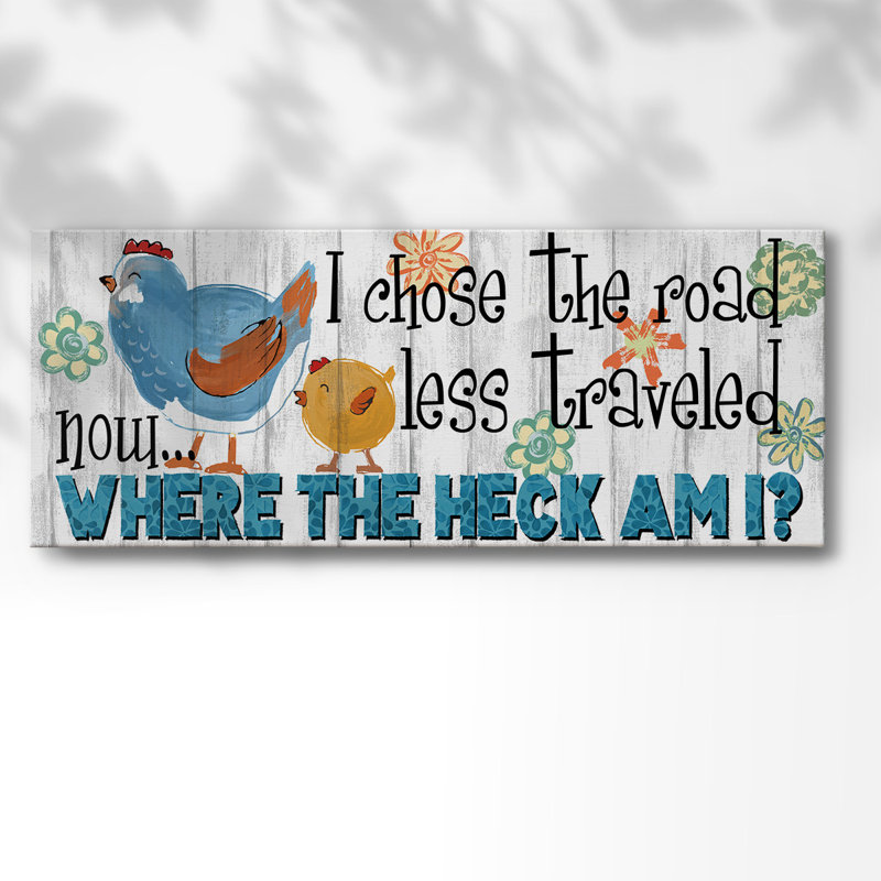 The Road Less, H 20 po x l 50 po x P 1,5 po
