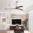 52'' Solid Wood Ceiling Fan with LED Lights-457284369