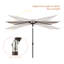 Parasol de marché rectangulaire 10' x 6,5'-66223634