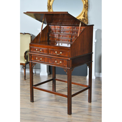 Bureau debout acajou
