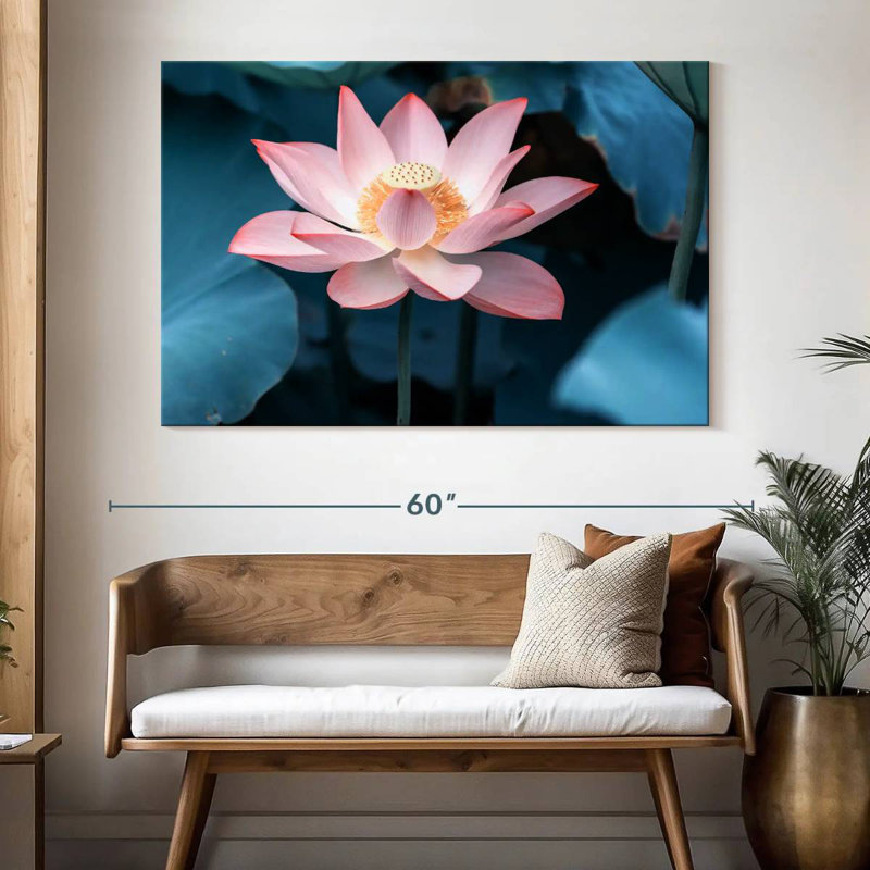 Harnek Lotus envoûtant, H 34 po x l 51 po
