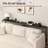 78.7" Console Table With Charging Station Skinny Behind Couch Table-399472698