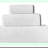 PureComfort 3-Piece Cotton Bath Set - Soft & Absorbent Towels with Elegant Grey Trim
