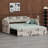 Multifunctional Lounge Bed Featuring Hidden Trundle Storage and Built-in Device Charging Ports-175873595
