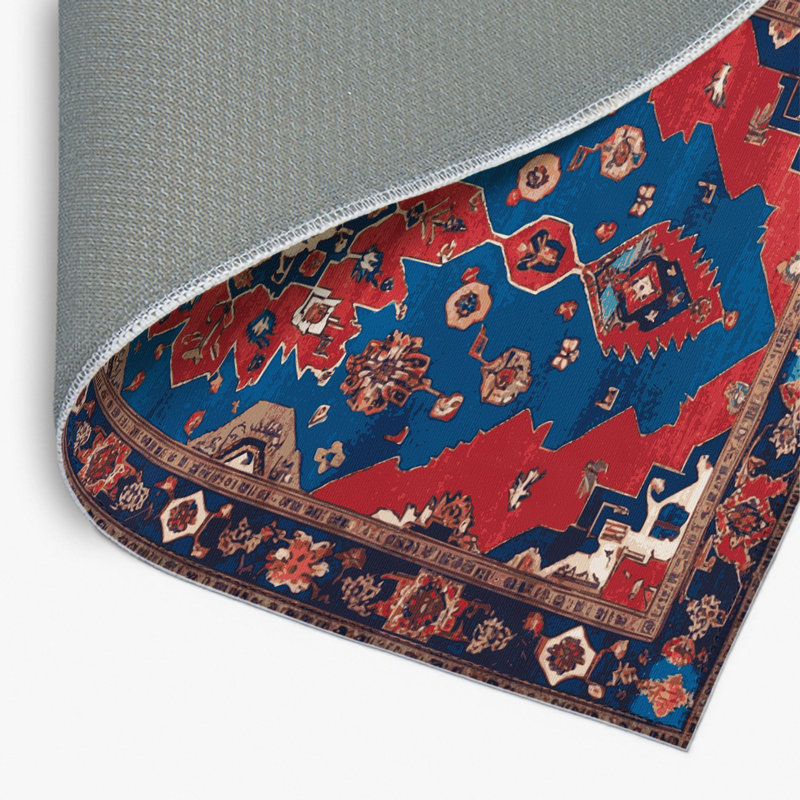 Tapis gris d'intérieur et d'extérieur Tabriz, Rectangulaire 2 pi x 3 pi