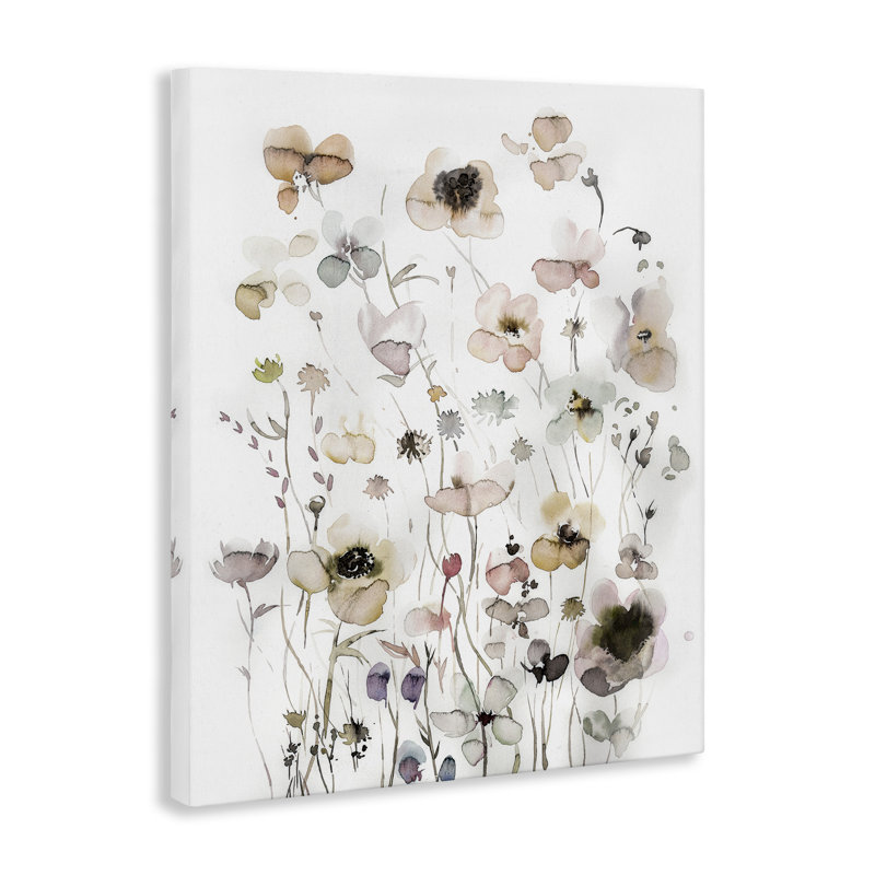 Soft Cottage Florals Multicolored Canvas Wall Art, 16 x 20