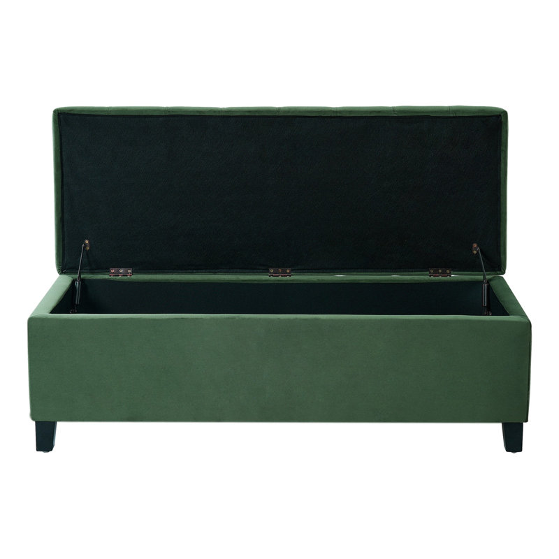 Banc de rangement rembourré avec repose-pieds, banc d'entrée, banc de bout de lit, repose-pieds pour la chambre à coucher