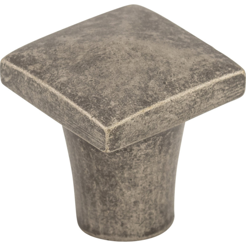 Aspen Square Knob, 3/4" Length, Silicon Bronze Light