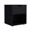 Table de chevet moderne de 19,7 po de hauteur avec tablette ouverte-909132215