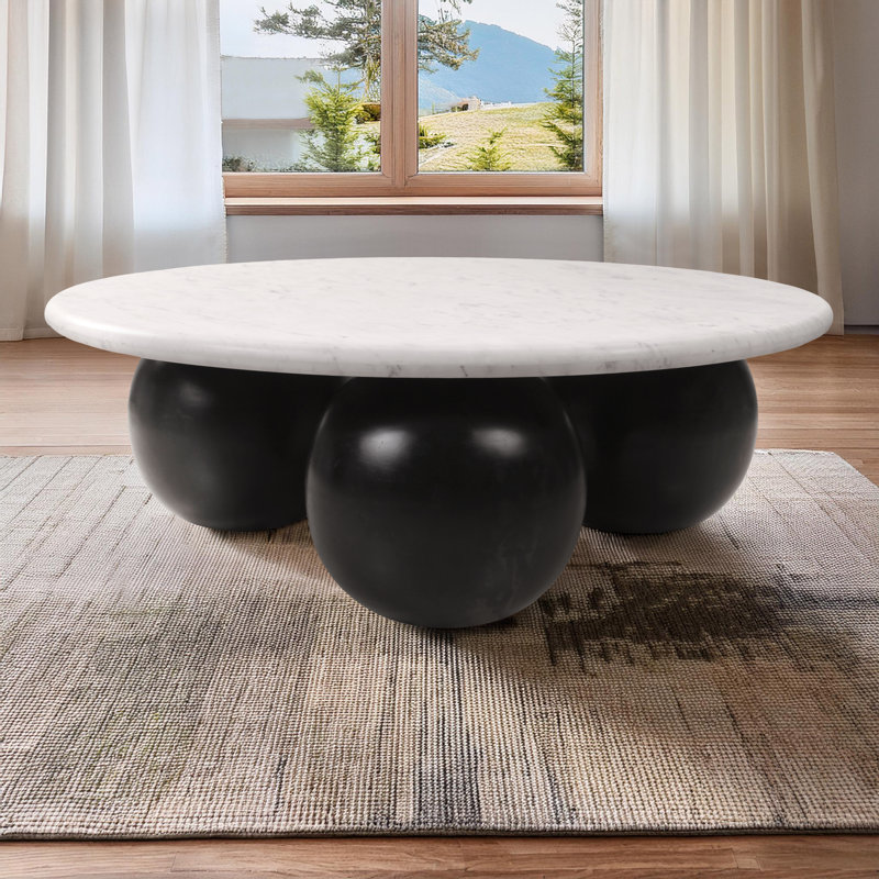 Table basse Treviso, Vert, Noir