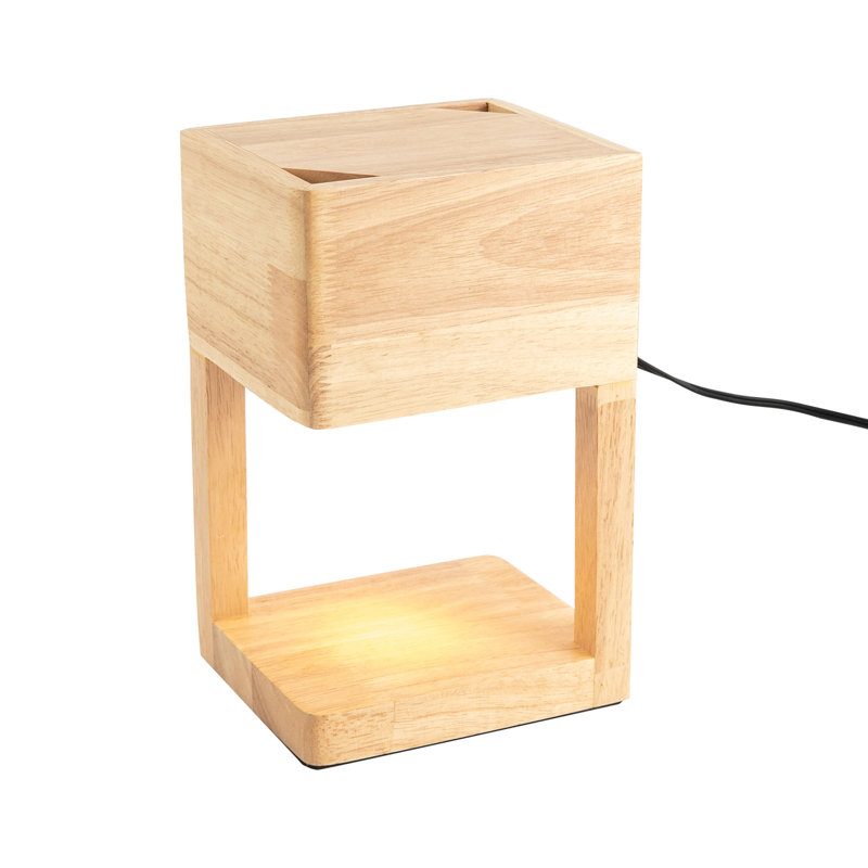 10.11'' H Wood Table Lamp