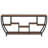 70.9 Inch Industrial Console Sofa Table With 7-Tier Storage, Extra Long Entryway Organizer For Living Room And Hallway