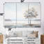 Paysage scandinave moderne Silence I - ensemble d'art mural moderne scandinave-107759631-107759634