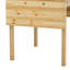 Expandable Rectangular Wooden Dining Table-1720014033