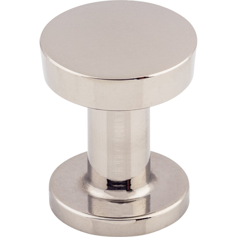 Spool 13/16" Diameter Round Knob, Polished Stainless Steel