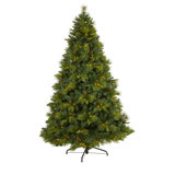 Lighted Artificial Pine Christmas Tree