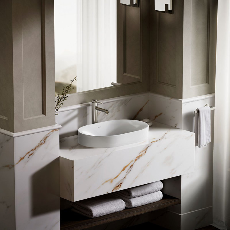 Chalice Oval Vessel Bathroom Sink