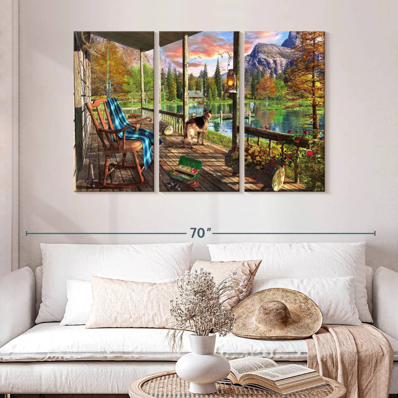 Lilie Mountain Cabin Home, H 32 po x l 50 po