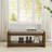 40" Modern Accent Bench with Shoe Rack & Storage - Neutral & Practical for Everyday Use-457875487