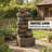 Garden Cascading Waterfall,Outdoor Fountain