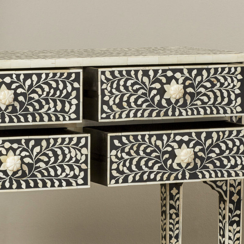 Bone Inlay Vivienne Console Table