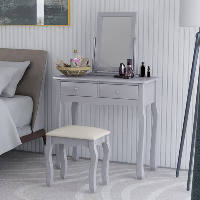 Gingras Dressing Table with Mirror