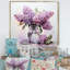 «Elegant Lilac Bouquet Vase I», reproduction sur toile-1058884837-1058884834
