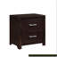 Mobilier de chambre à coucher avec tiroirs couleur espresso 1pc