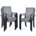 Set of 8 Grey