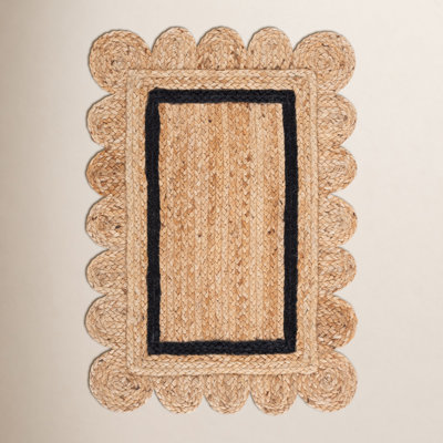 Inaki Hand-Woven Geometric Jute Rug