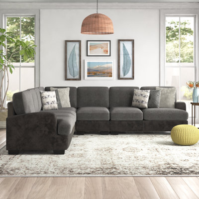 Eastep Upholstered L-Shaped Sectional Symmetrical