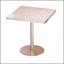Table bistro de 31,5 pouces avec plateau en faux marbre Squard Modern-129107247