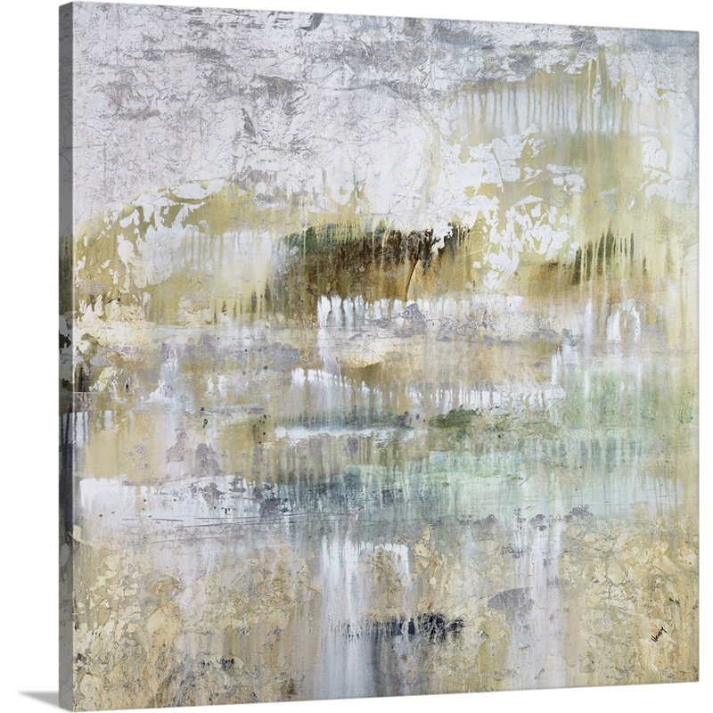 « unterreed world », peinture sur toile, Toile tendue, H 12 po x l 12 po x P 1,25 po